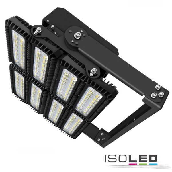 LED Flutlicht 900W, 130x25° asymmetrisch, variabel, 1-10V dimmbar, neutralweiß, IP66 (ext. Trafo)