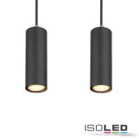 Hängeleuchte schwarz matt, 4xGU10 Fassung, exkl. Leuchtmittel