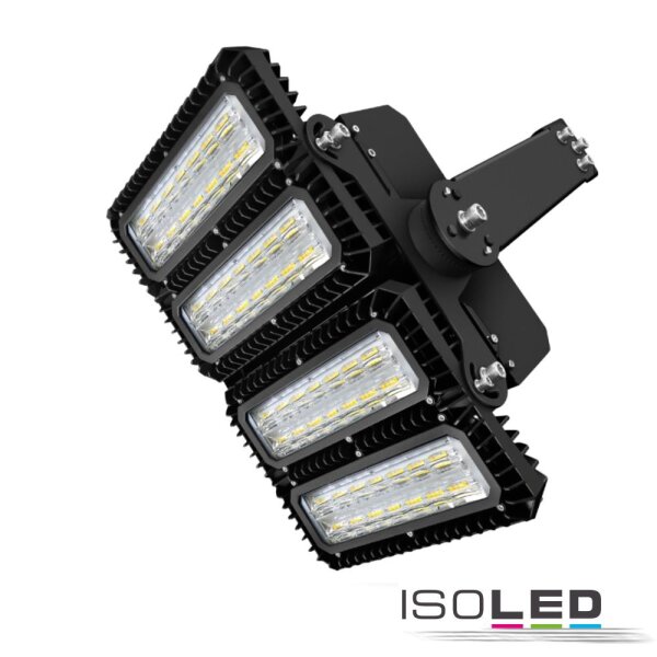 LED Flutlicht 450W, 130x25° asymmetrisch, variabel, 1-10V dimmbar, neutralweiß, IP66