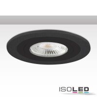 ISOLED Einbaurahmen Kombi für GU10/MR16, schwarz +...