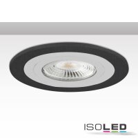 ISOLED Einbaurahmen Kombi für GU10/MR16, schwarz +...