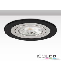 ISOLED Einbaurahmen Kombi für GU10/MR16, schwarz +...