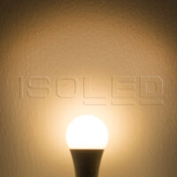 ISOLED E27 LED 9W G60, 270°, weiß, warmweiß