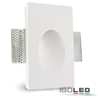 ISOLED Gips-Wand-Einbauleuchte, viereckig, GU4/MR11,...
