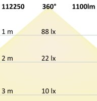 ISOLED E27 LED Corn 11W, 360°, warmweiß