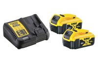 DeWalt Akku-Kit (2 x 18 V / 5 Ah plus DCB 115) DCB115P2-QW