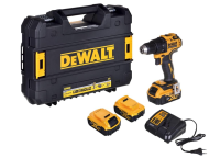 DEWALT Akku-Bohrschrauber, 18 Volt (mit 3 Akkus á...