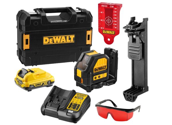 DEWALT Akku-Linienlaser, 10,8 V, 2,0 Ah, rot