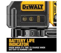 DEWALT Akku-Linienlaser, 10,8 V, 2,0 Ah, rot