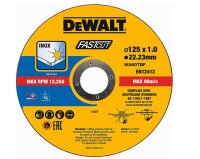 DEWALT Trennscheibe 125 x1 x 22,23 mm Inox, 100 Stk.