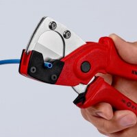 KNIPEX 90 10 185 PlastiCut® Schlauch- und Schutzrohrschneider