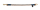 HUNTER Hundehalsband S-M, B: 1,4 cm, Halsumfang: 40 cm, blau/beige