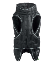 HUNTER Hundemantel Monaco 60, Hals: 76 cm, Bauch: 58 - 122 cm, schwarz