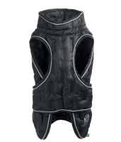 HUNTER Hundemantel Monaco 55, Hals: 74 cm, Bauch: 54-116 cm, schwarz