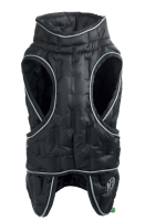 HUNTER Hundemantel Monaco 50, Hals: 70 cm, Bauch: 52-108 cm, schwarz