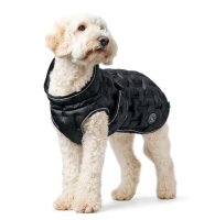 HUNTER Hundemantel Monaco 50, Hals: 70 cm, Bauch: 52-108 cm, schwarz