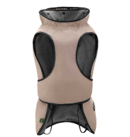 HUNTER Hundemantel Uppsala 25, Hals: 20-38 cm, Bauch: 30-40 cm, taupe