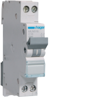 HAGER MLN516 LS-Schalter 16A/1pol+N/C 6kA,1TE