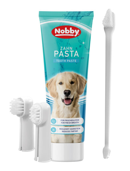 NOBBY Zahnbürstenset mit Zahnpasta