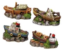 NOBBY Aqua Ornaments "Boat mini", 9 - 10 cm