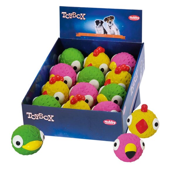 NOBBY Latex "Bird Faces", 8,5 + 10 cm