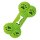 NOBBY Soft TPR Spielzeug "Knochen", grün, 13 cm