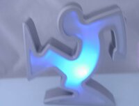 Bücherstütze mit LED Farbwechsler