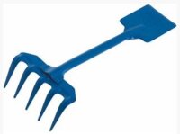 LUX-TOOLS Kombigerät "Harke und Schaufel"