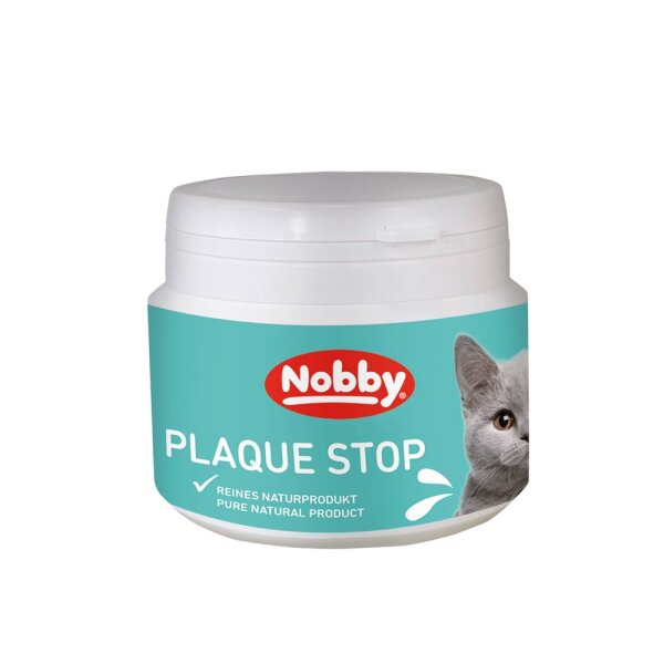 NOBBY Nahrungsergänzungsmittel "Plaque Stop Katze", 75 g