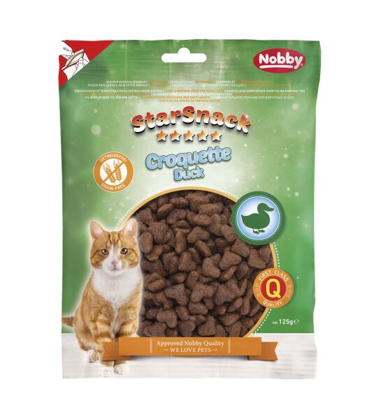 Katzen - Snacks NOBBY Starsnack Croquette Duck, 125 g
