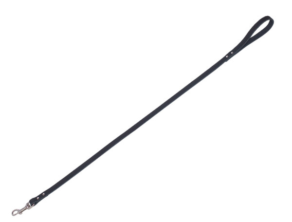 NOBBY Lederleine "Tabil", schwarz, L - XL, 100 cm, 18 mm