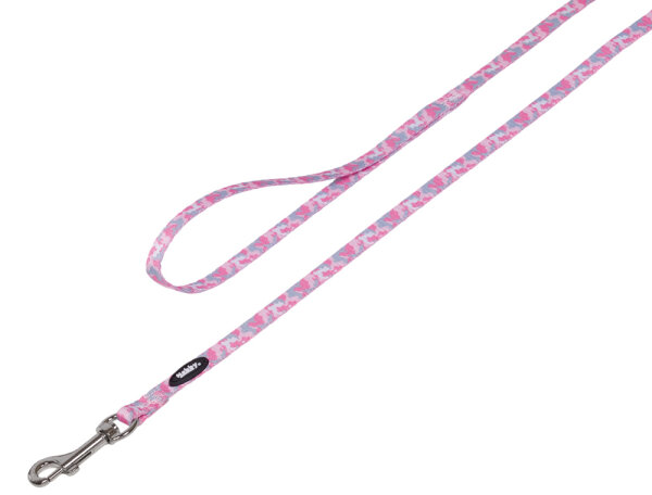 NOBBY Führleine "Camouflage", pink, L: 120 cm; B: 10 mm