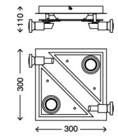 Briloner LED Super Living  3529-042