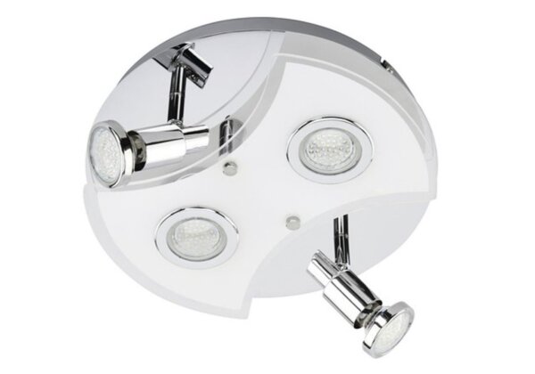 Briloner LED Super Living Led-deckenleuchte chrom 4xGU10