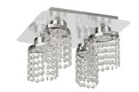 LED Deckenleuchte Briloner 3159-048 Wohnraumlampe Kristallbehang