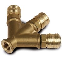 Aircraft Verteiler-3 fach mit Verschluß kupplung...