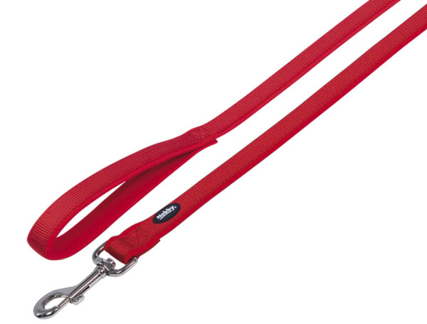NOBBY Leine "Classic Preno", rot, XS-S, L: 120 cm; B: 15/20 mm