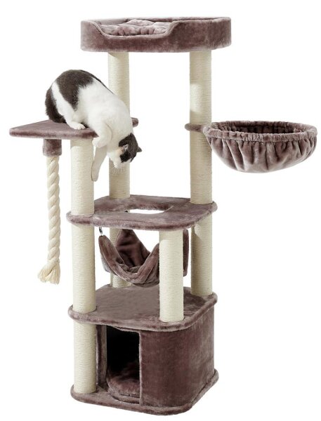 NOBBY Kratzbaum "ZADA" cappuccino, 145 cm hoch