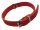 NOBBY Lederhalsband "Tabil", rot, L, 60 cm (46-56 cm), 25 mm