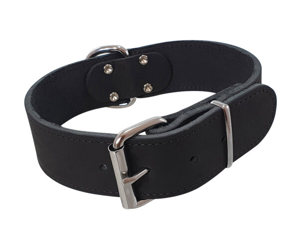 NOBBY Halsband extra "Tabil", schwarz, L - XL, 55 cm (43-51 cm), 40 mm