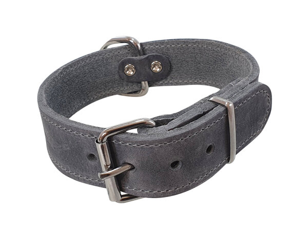 NOBBY Halsband extra "Tabil", grau, L, 45 cm (34-40 cm), 30 mm