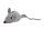 AUMÜLLER  Baldrian Maus, grau, 26 cm