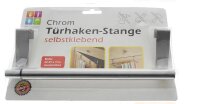 Chrom Türhaken-Stange selbstklebend