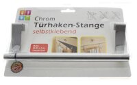 Chrom Türhaken-Stange selbstklebend