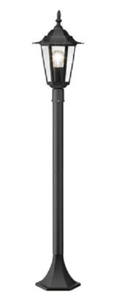 Aluminium Außenwegeleuchte MOLINELLA schwarz E27 IP44 805074