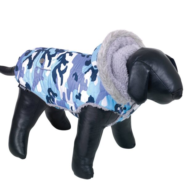 NOBBY „POLAR“ Hundemantel, blau comouflage, 44 cm