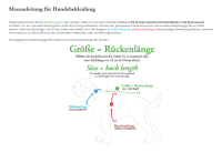 NOBBY "Sobak" Hundemantel, schwarz/lila, 20 cm