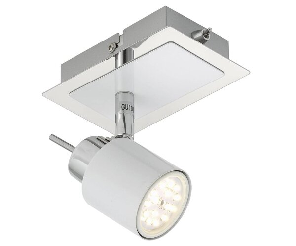 BRILONER Led Super living Wandlleuchte mit Schalter  2866-016