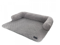 NOBBY Sofamatte "Penka" grau, ca. 110 x 85 x 15 cm
