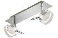 BRILONER Deckenleuchte Klicken 2807-028 2x 5W LED,...